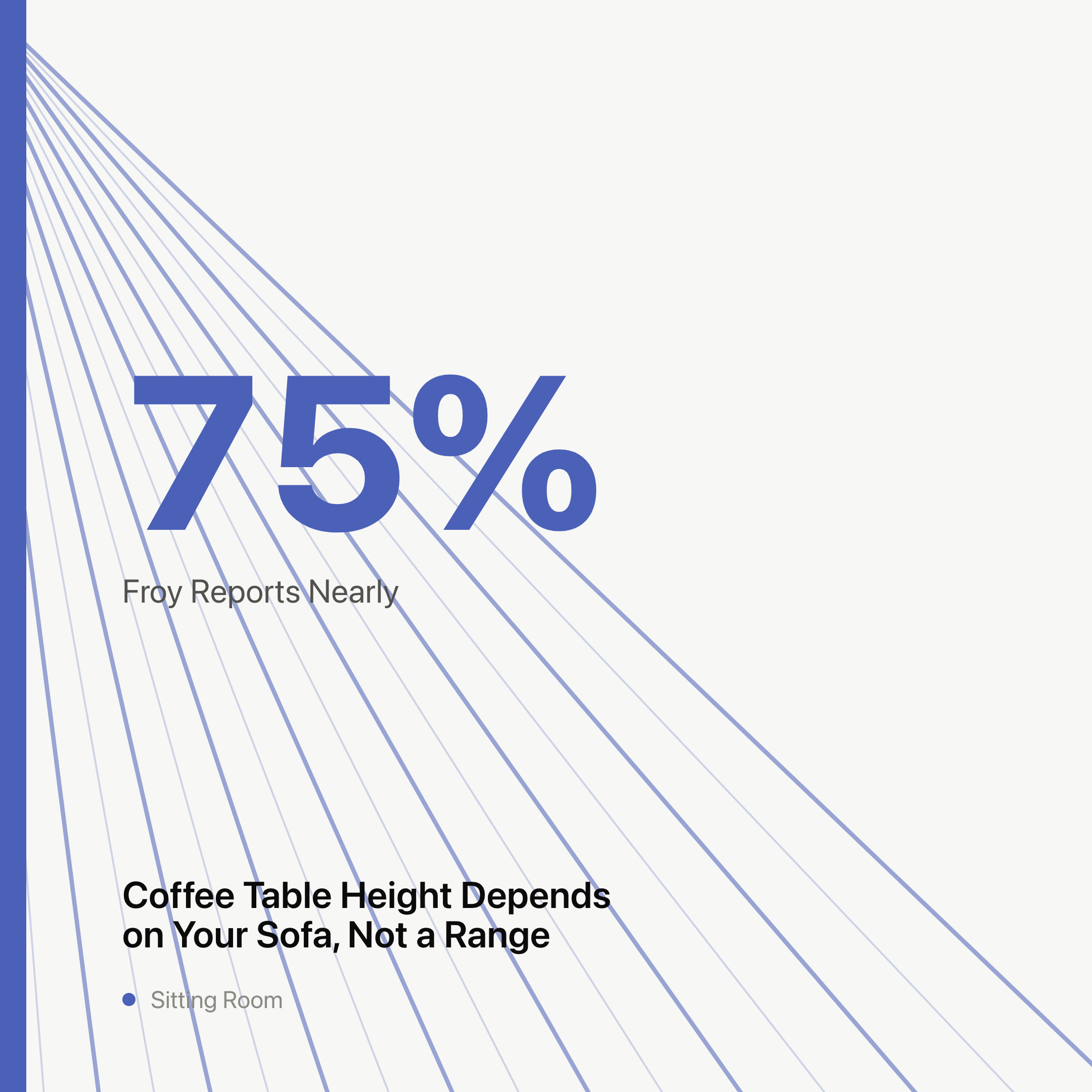 Coffee Table Height Depends on Your Sofa, Not a Range