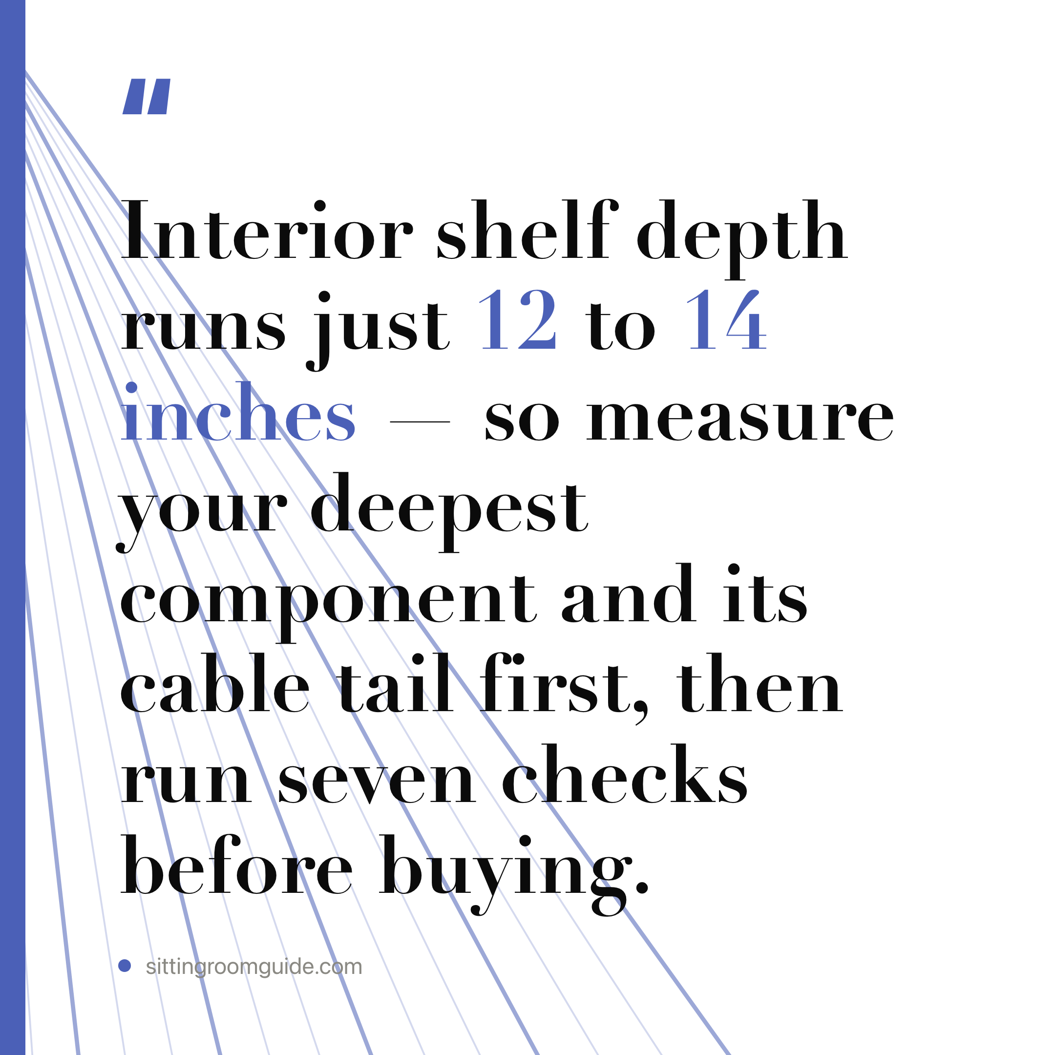 Media Console Depth: How Much Do You Need?