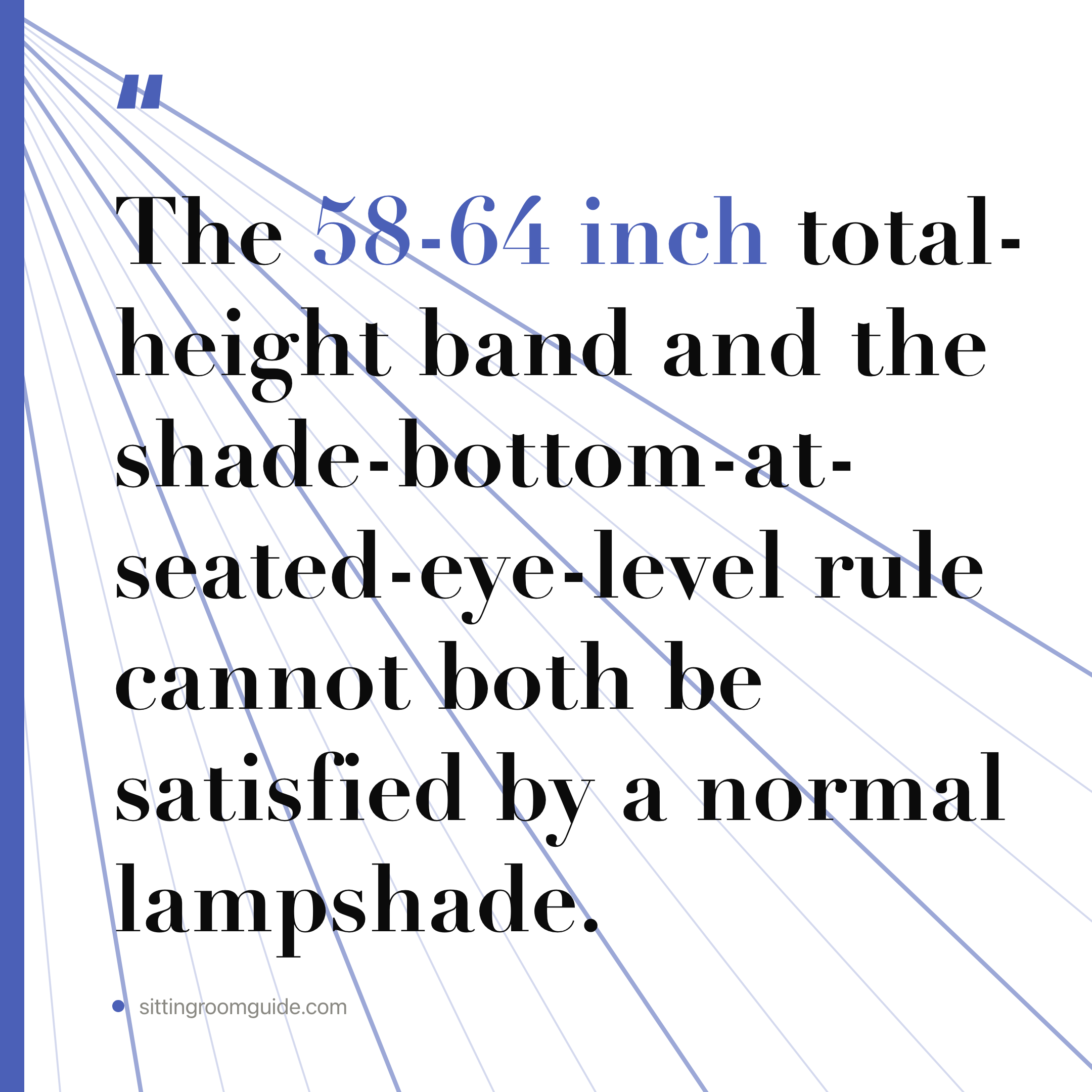 Table Lamp Height Beside a Sofa Breaks Its Own Rule