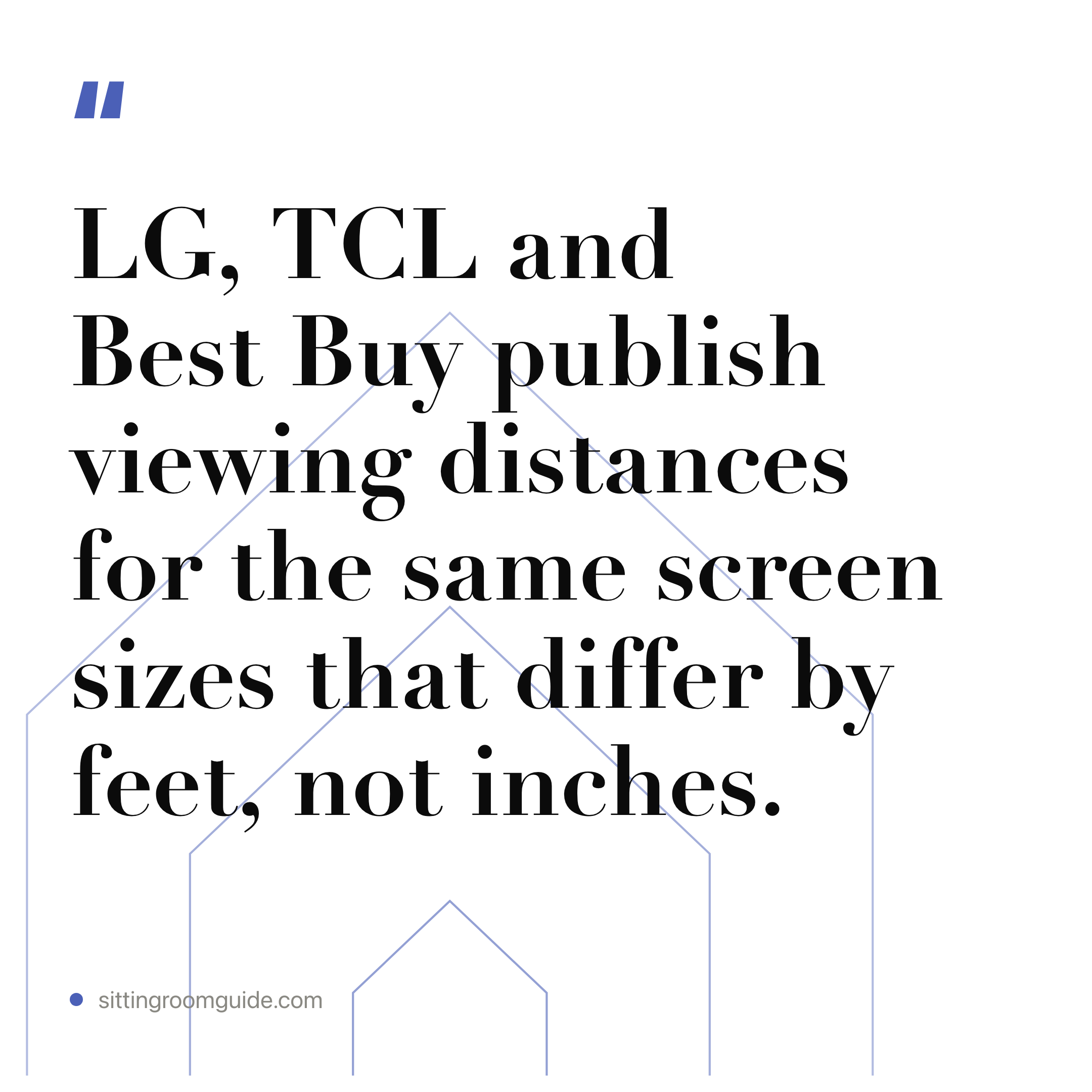 TV Size Viewing Distance: 2 Feet Apart at 55 Inches